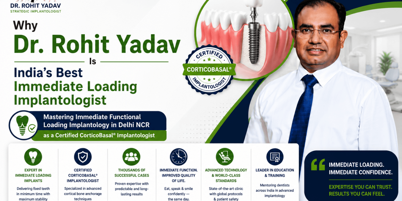 The Complete Guide to Finding the Right Implant Oral Surgeons in Noida — And Why Dr. Rohit Yadav’s Clinic Is the Answer