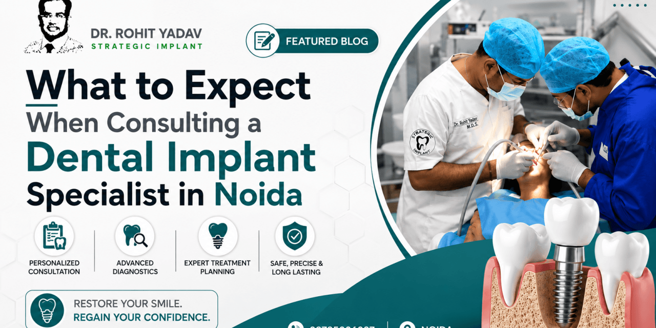 What to Expect When Consulting a Dental Implant Specialist in Noida